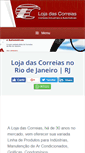 Mobile Screenshot of lojadascorreiasrj.com.br